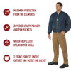 Enhanced Nylon MA-1 Bomber Flight Jacket Military Air Force Pilot Coat