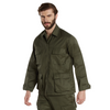 Mens Olive Drab Long Sleeve Military BDU Shirt Coat Uniform Army Fatigues