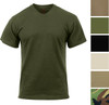 Solid Moisture Wicking Tactical Military Silky Polyester T-Shirt