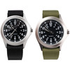 Military Quartz Wrist Watch Water Resistant Nylon Strap Army Type