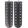Black Leather Zipper Boot Laces 9 Hole Set Army Military Combat & Jungle Boots