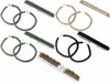Military Blousing Garters Boot Bands Uniform Elastic Stretch Set Loop Braid