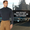 Turtleneck Warm High Collar Neck Uniform Top Long Sleeve Mock Shirt Sweater