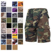 Tactical BDU Cargo Shorts Military Camo & Solid Work Shorts 6 Pocket Army Fatigue Shorts 10” Inseam