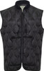 Quilted Woobie Vest Lightweight Poncho Liner Inspired Zip Up Sleeveless Outdoorsman Vest