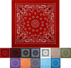 Jumbo Trainmen Paisley Bandana Cotton Sport Biker Extra Large Head Face Wrap 27"
