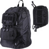 Black Tactical MOLLE Foldable Pack Away Bag Backpack