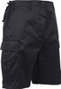 Black Zipper Fly BDU Summer Military Combat Shorts