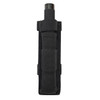 Black Long MOLLE Holder for Baton Pouch With Bottom Hook And Loop Web Strap