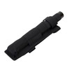 Black Long MOLLE Holder for Baton Pouch With Bottom Hook And Loop Web Strap