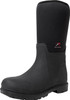 Black Waterproof Rubber Boots Rain & Snow All Weather Shoes