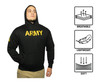 Black & Gold ARMY Hoodie US Army PT Physical Training Sweatshirt Pullover