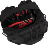 Black Canvas Tactical Tool Bag - Equipment Tool Work Duty Carry Law Enforcement