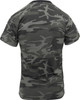 Men's Black Camo US Flag T-Shirt Military Short Sleeve Camo Top