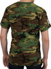 Men's Black Camo US Flag T-Shirt Military Short Sleeve Camo Top