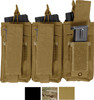 MOLLE Triple Mag Pouch Kangaroo Rifle and Pistol Pouch with Hook & Loop Closure
