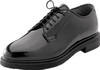 Black High Gloss Shiny Oxfords Uniform Shoes Formal Dress Military Duty Security Work Shoe