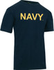 Navy Blue America's US NAVY T-Shirt Physical Training Workout NAVY Tee