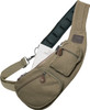 Compact Crossbody Canvas Vintage Sling Bag Shoulder Bag Or Chest Pack