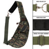 Compact Crossbody Canvas Vintage Sling Bag Shoulder Bag Or Chest Pack