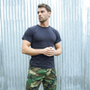 Solid Color Tactical T-Shirt Plain Army Military Outdoors Camp Short Sleeve Tee (solid-tees)
