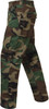 Woodland Camo BDU Pants Lightweight Military Ripstop Summer Cargo Army Fatigues