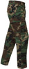 Woodland Camo BDU Pants Lightweight Military Ripstop Summer Cargo Army Fatigues