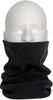 ARMYU Black Thick Micro Fleece Long Warm Winter Heavyweight Double Layer Neck Warmer Gaiter 2-Pack