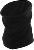 ARMYU Black Thick Micro Fleece Long Warm Winter Heavyweight Double Layer Neck Warmer Gaiter 2-Pack