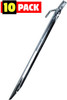 Army Universe Heavy Duty Metal Sturdy Steel Tent Solid Stakes V Spikes 12" Outdoor Garden Camping Shelter Canopy Pergolas Peg Nails (10-Pack)