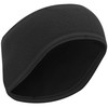 Black Polar Fleece Headband with Ear Warmers