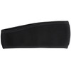 Black Polar Fleece Headband with Ear Warmers