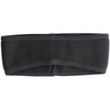 Black Polar Fleece Headband with Ear Warmers