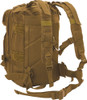 Coyote Brown MOLLE Military Medium Transport Backpack with Army Universe Patch