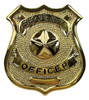 Gold SECURITY OFFICER Pin-On Badge