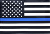 Transparent Thin Blue Line Flag Decal Law Enforcement Flag
