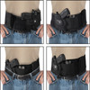 Black Neoprene Concealed Carry Belly Band Discreet Concealed CCW Holster
