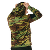 Mens Solid Concealed Carry Hoodie Pass Through Kangaroo Pocket CCW