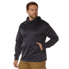 Mens Solid Concealed Carry Hoodie Pass Through Kangaroo Pocket CCW
