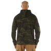 Mens Solid Concealed Carry Hoodie Pass Through Kangaroo Pocket CCW