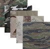 Camouflage Jumbo Bandanas Cotton Military Headwraps 27" x 27", 5-Pack