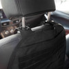 Black Tactical Car Seat Panel Car Seat Back Organizer with Multiple Pouches