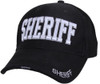 Black Sheriff Cap Officer Agent Law Enforcement Uniform Adjustable Ball Hat