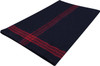 Striped Wool Blend Blanket Camping Survival Emergency Bed Throw Cover 62" x 80" Military Army Style Warm Winter Bedding Cover