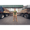 Comfort Fit Army T-Shirt with Pocket Short Sleeve Poly/Cotton Soft Work Tee