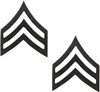 Subdued Sergeant United States Army Rank Insignia Pin