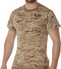 100% Cotton 5oz. Camouflage Short Sleeve T-Shirt Army Fashion Standard Fit Tee