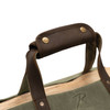 Wax Canvas Log Carrier – Indoor/Outdoor Firewood Bag – Great for Campfires and Fireplaces