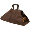 Wax Canvas Log Carrier – Indoor/Outdoor Firewood Bag – Great for Campfires and Fireplaces