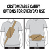 Crossbody Day Bag or Fanny Pack Ultimate Mini Every Work Travel Belt Bag 2L